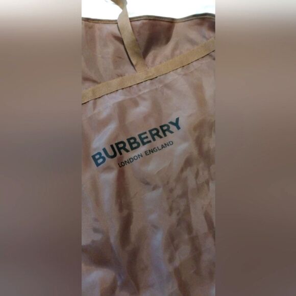 Burberry London England Brown Nylon Garment Bag Travel Holiday - Picture 5 of 10